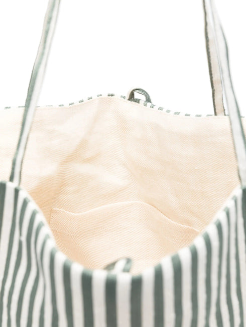 ALYSI STRIPED TOTE